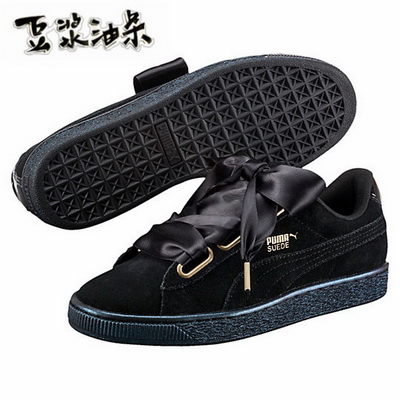 Puma Suede Basket Heart Women Shoes--004